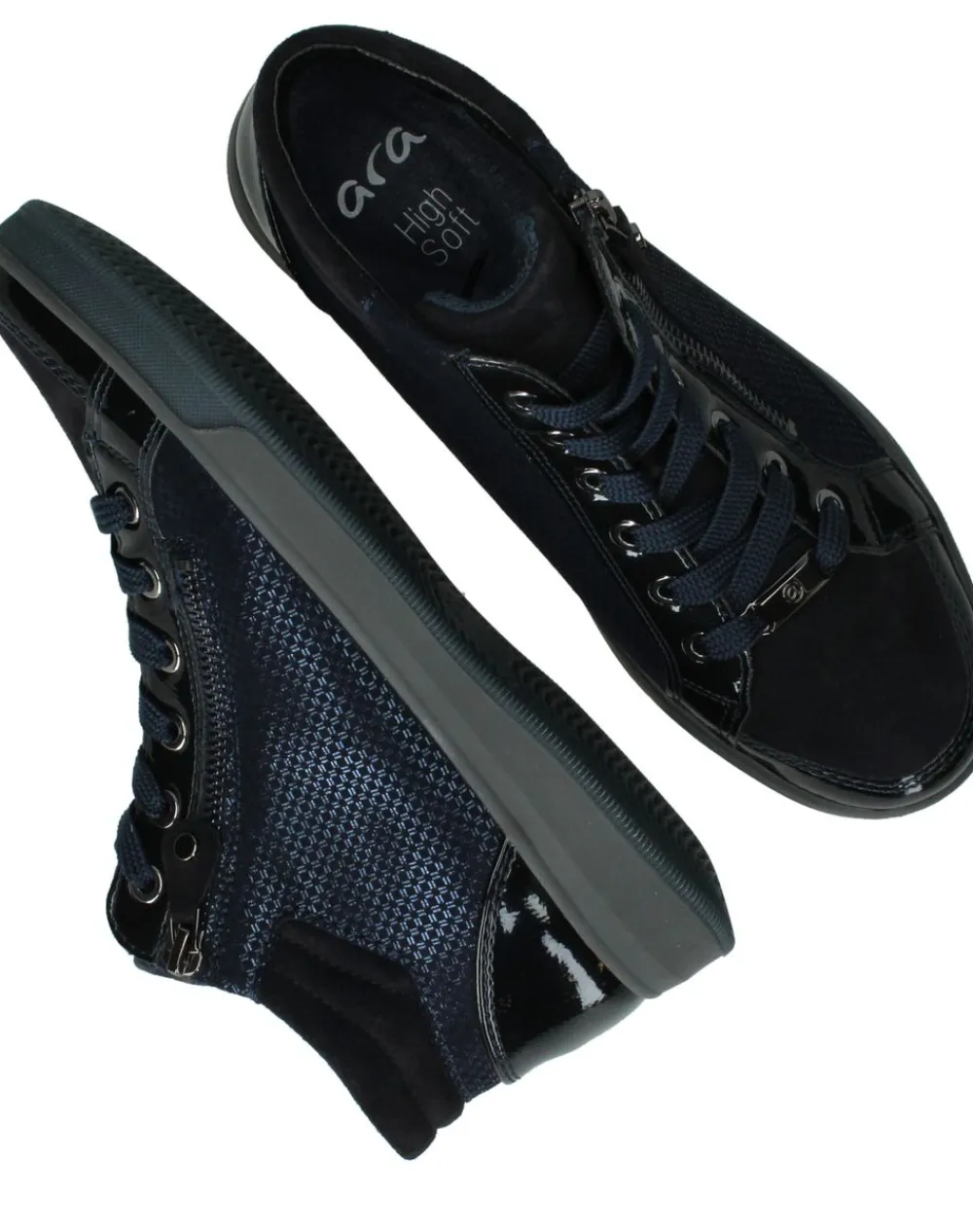 DAMES Ara OM-ST-HIGH-SOFT Veterschoenen Dames
