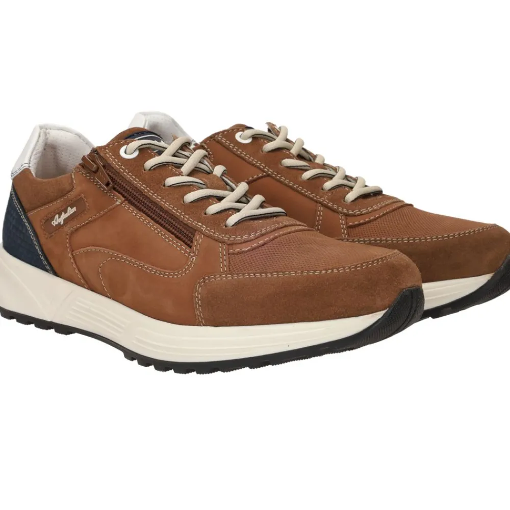 Heren Australian Discover Sneakers Cognac Heren