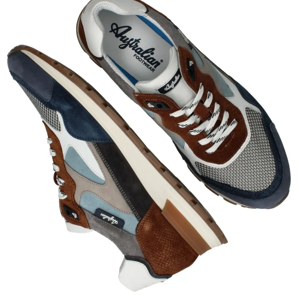 Heren Australian Tiago Sneakers Blauw Heren