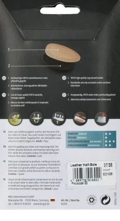 DAMES Bergal Leather Half-Sole Zooltjes Dames Heren