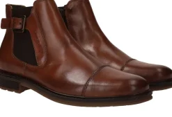 Heren Bugatti Chelseaboots Cognac Heren