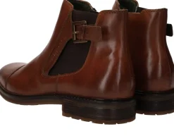 Heren Bugatti Chelseaboots Cognac Heren