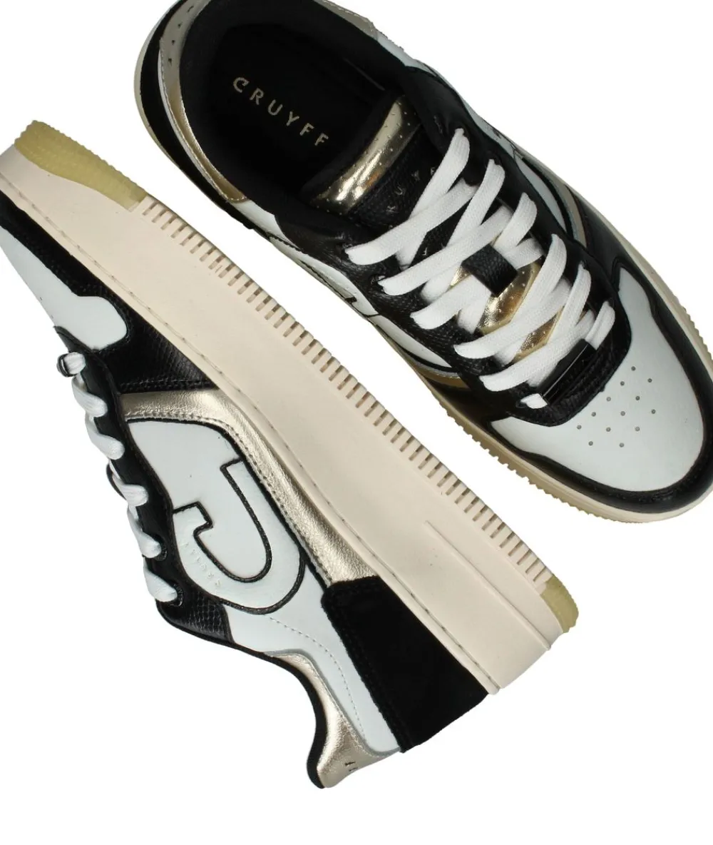 DAMES Cruyff Campo High Lux Tall Sneakers Zwart Dames
