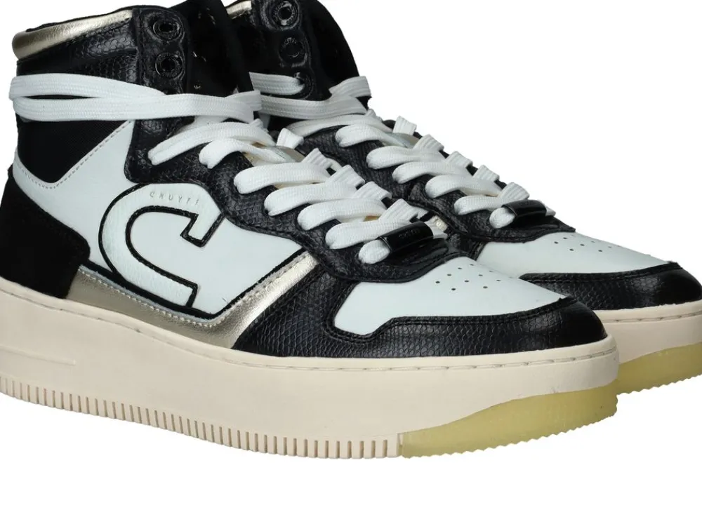 DAMES Cruyff Campo High Lux Tall Sneakers Zwart Dames