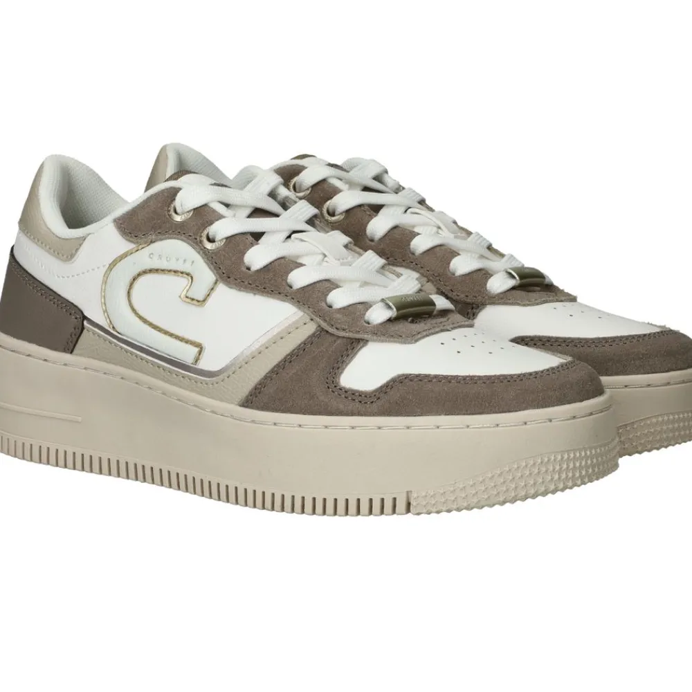 DAMES Cruyff Campo Low Tall Sneakers Beige Dames
