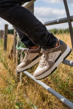 Heren Cruyff Royal C+ Sneakers Taupe Heren