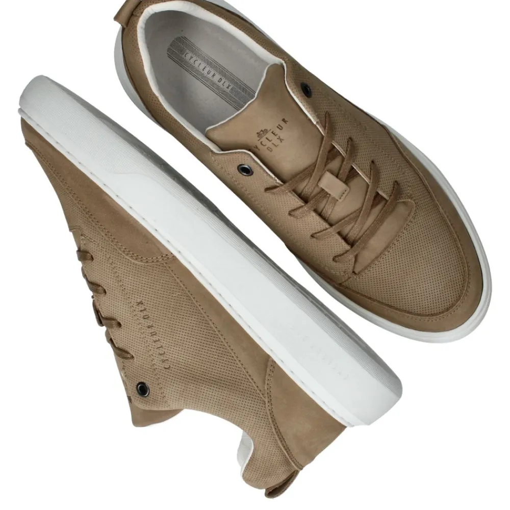 Heren Cycleur DLX Buzz Sneakers Taupe Heren