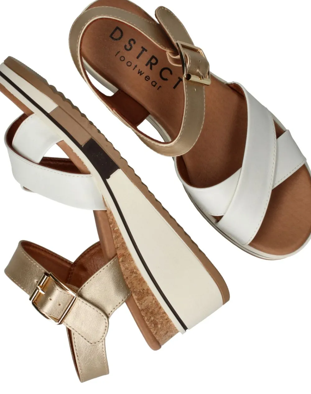DAMES DSTRCT Sandalen Bruin Dames