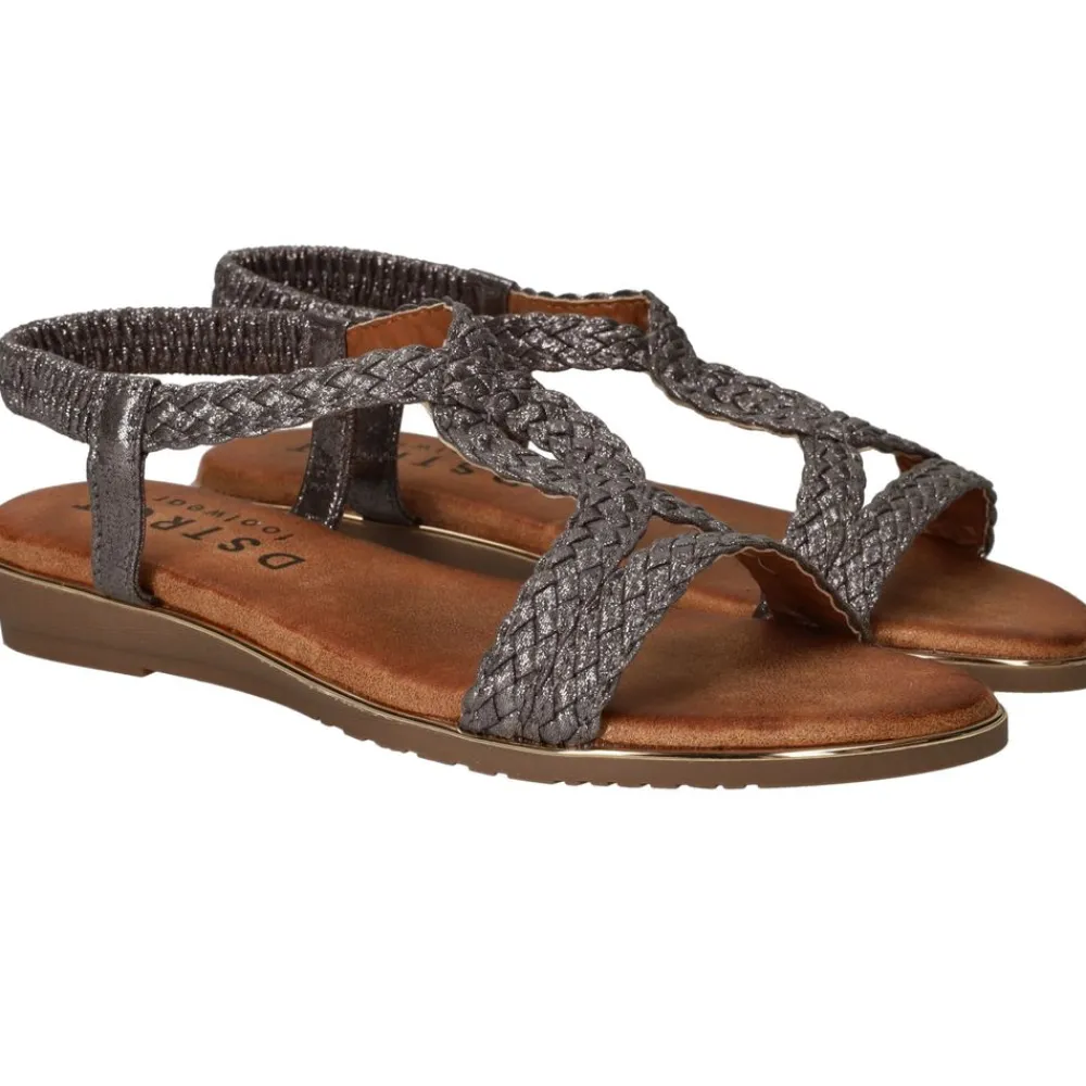 DAMES DSTRCT Sandalen Zilver Dames