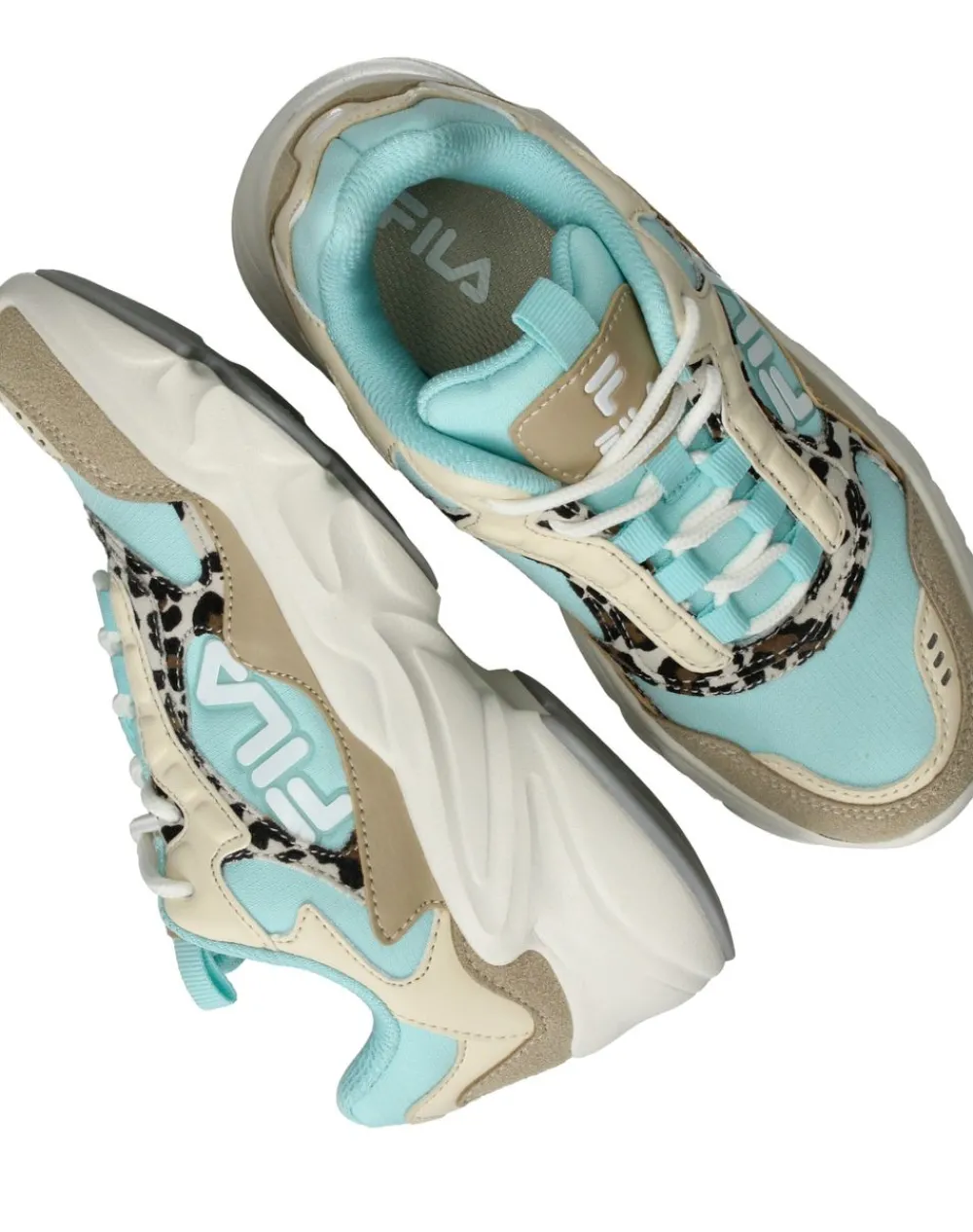 Fila Collene Logo Sneakers Blauw Meisjes