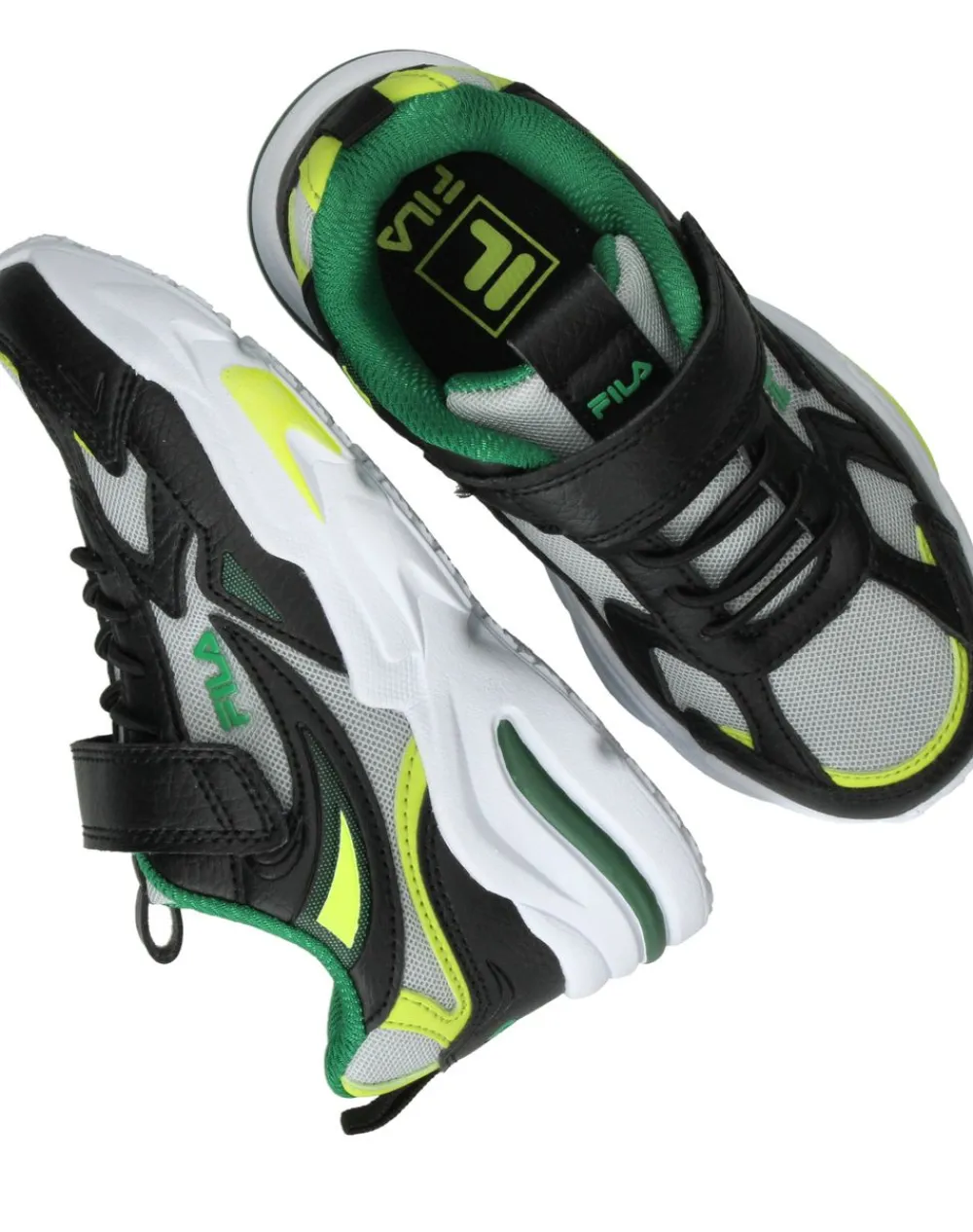 Fila Madrun Velcro Sneakers Zwart Jongens