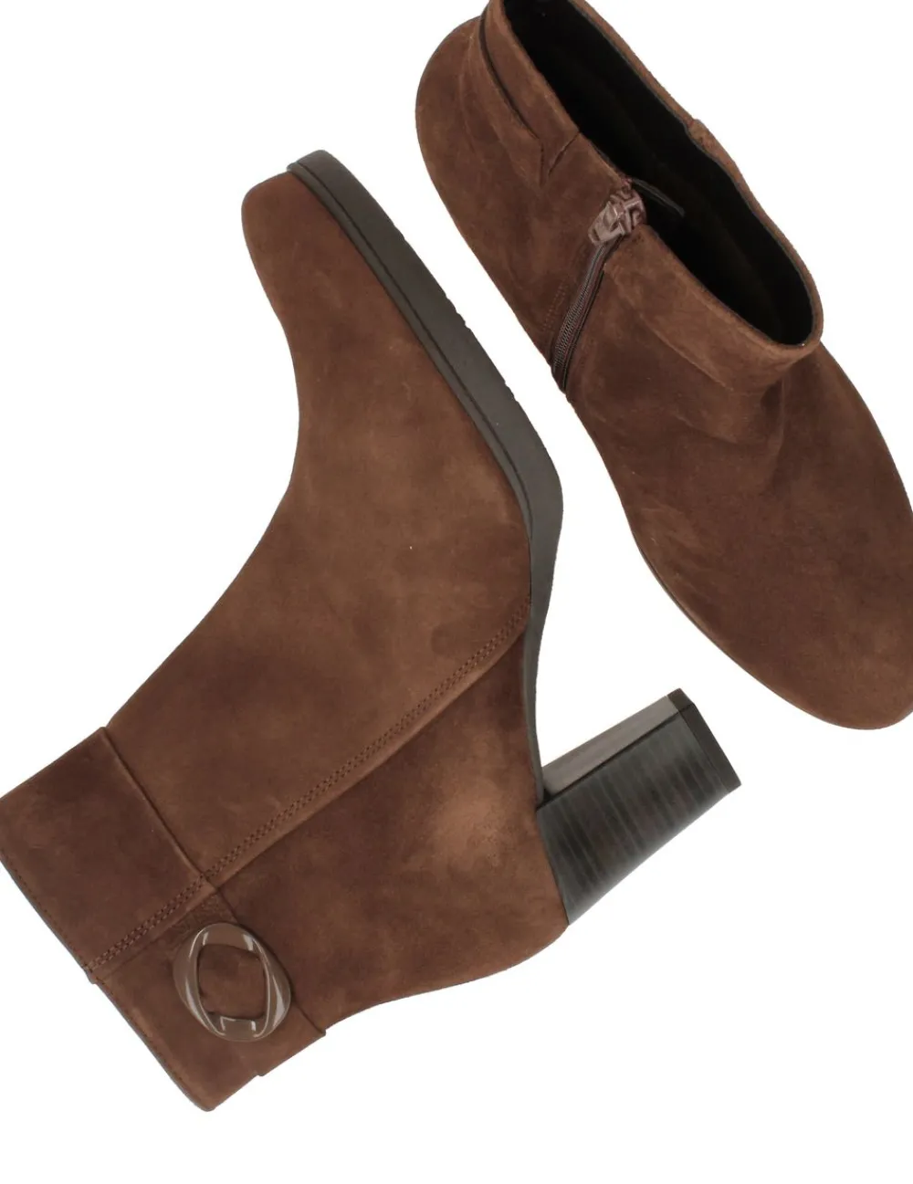 DAMES Gabor Enkellaarsjes Cognac Dames