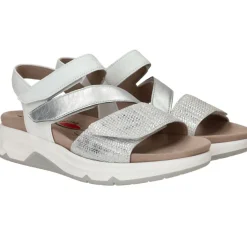 DAMES Gabor Rollingsoft Sandalen Wit Dames