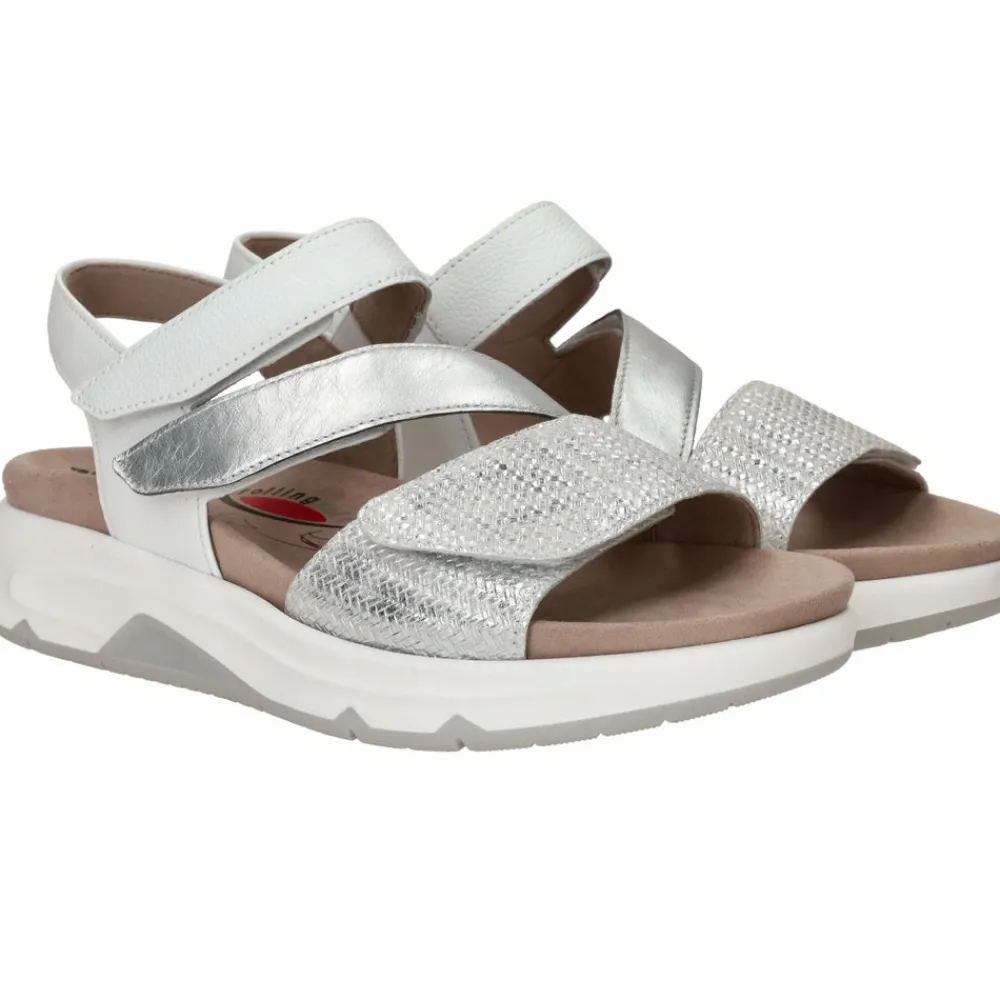 DAMES Gabor Rollingsoft Sandalen Wit Dames