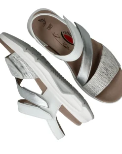 DAMES Gabor Rollingsoft Sandalen Wit Dames