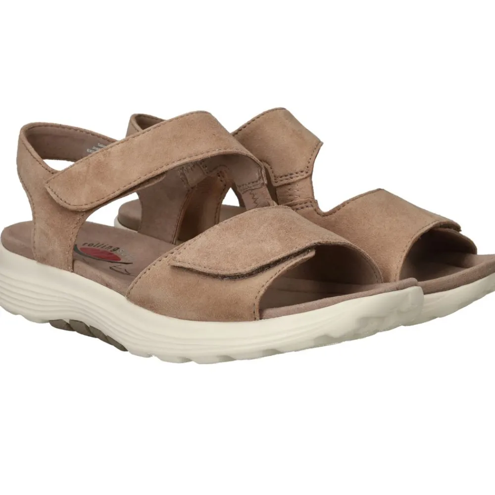 DAMES Gabor Rollingsoft Sandalen Taupe Dames