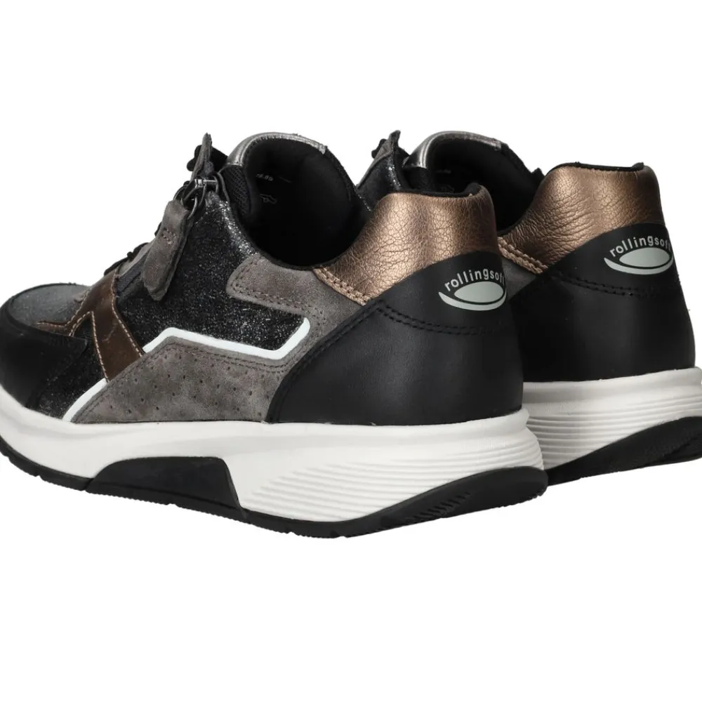 DAMES Gabor Rollingsoft Sneakers Zwart Dames