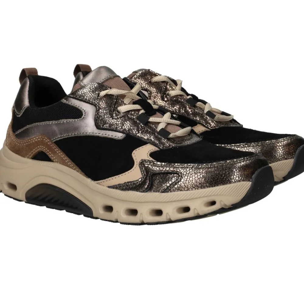 DAMES Gabor Rollingsoft Sneakers Zwart Dames