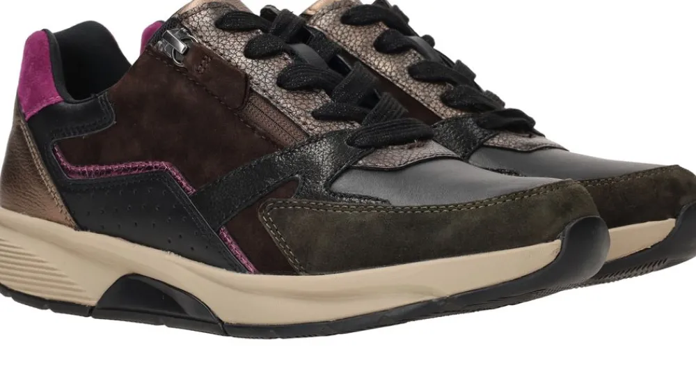 DAMES Gabor Rollingsoft Sneakers Bruin Dames