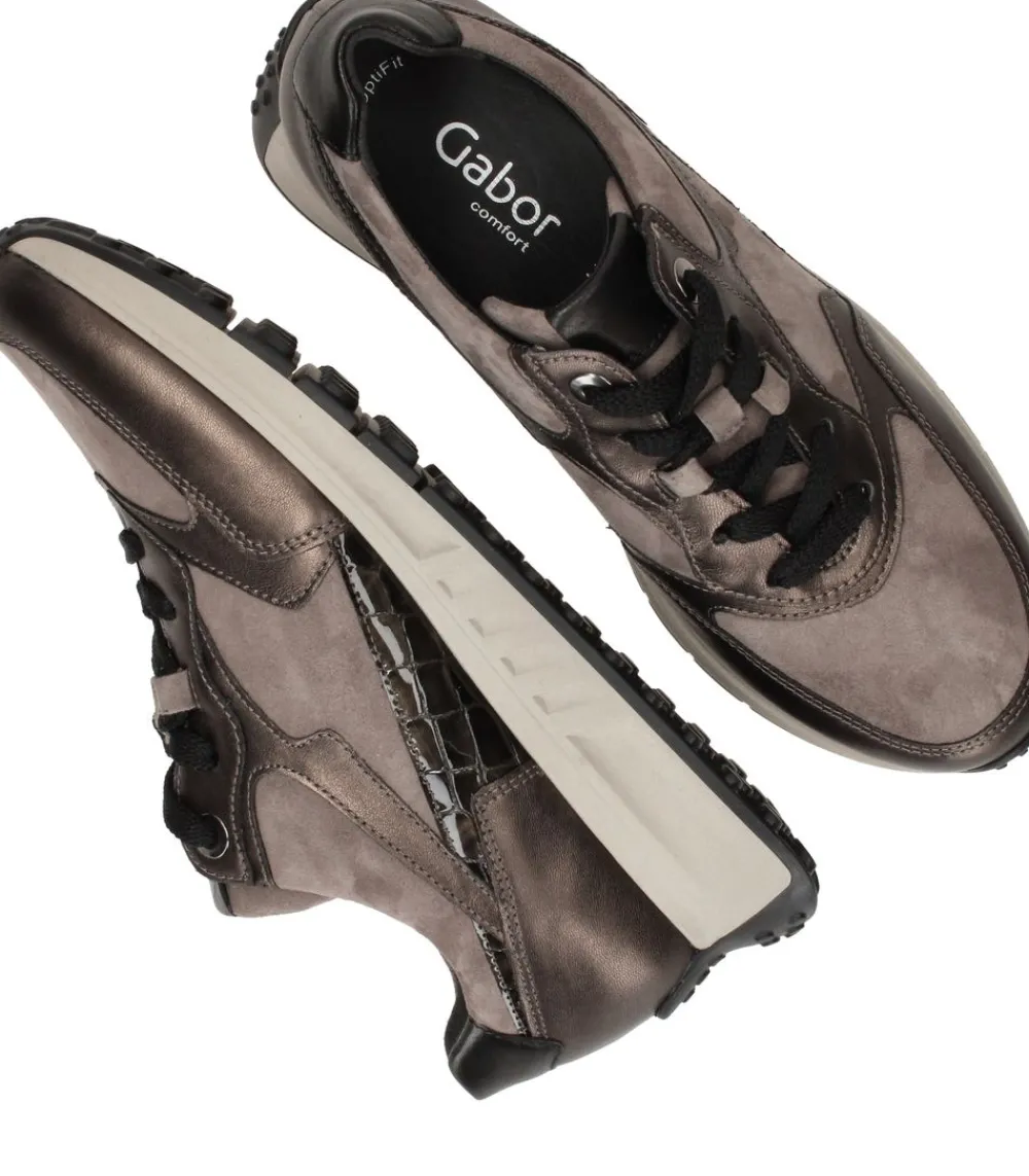 DAMES Gabor Sneakers Bruin Dames