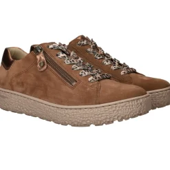 DAMES Hartjes Sneakers Cognac Dames