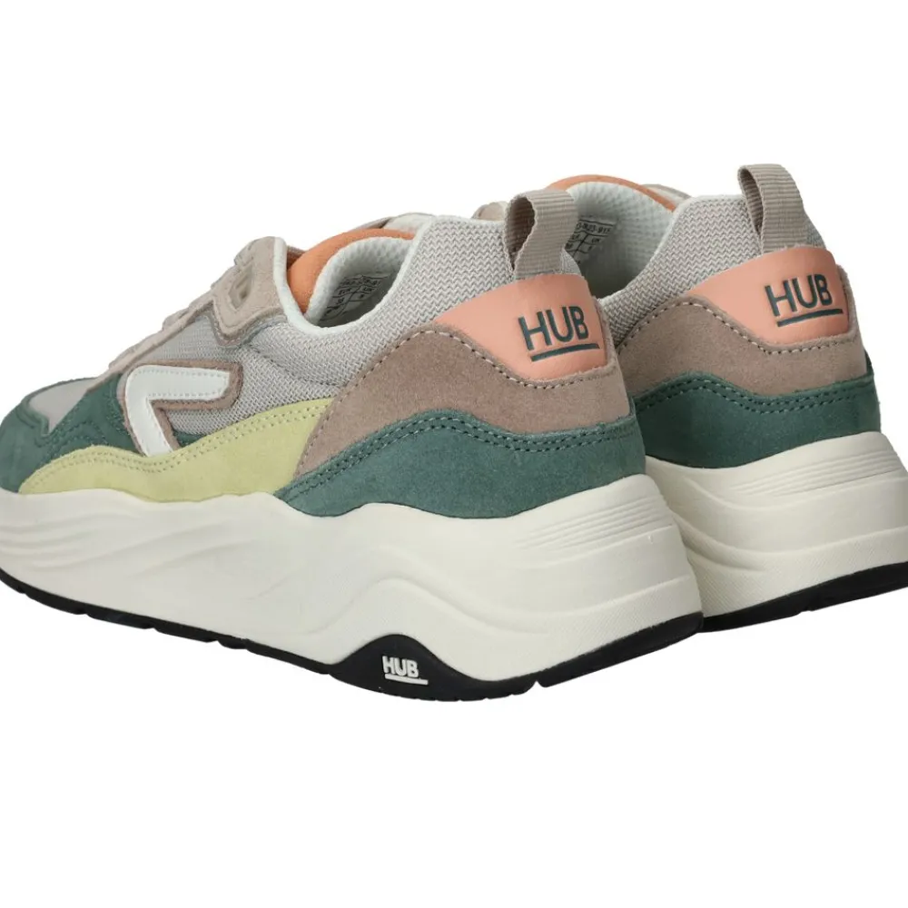 DAMES HUB Glide S43 Sneakers Groen Dames