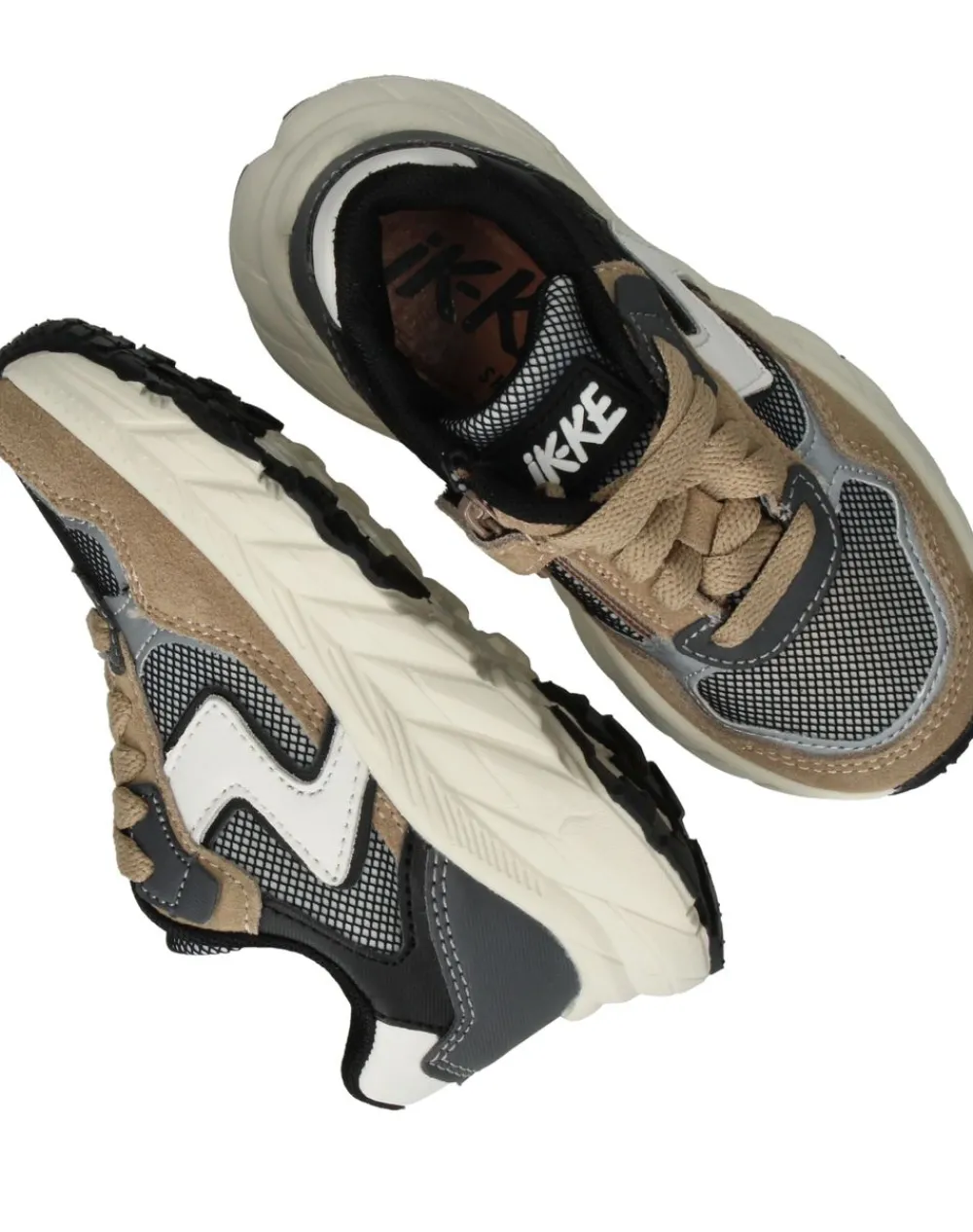 IKKE IK-KE Sneakers Beige Jongens