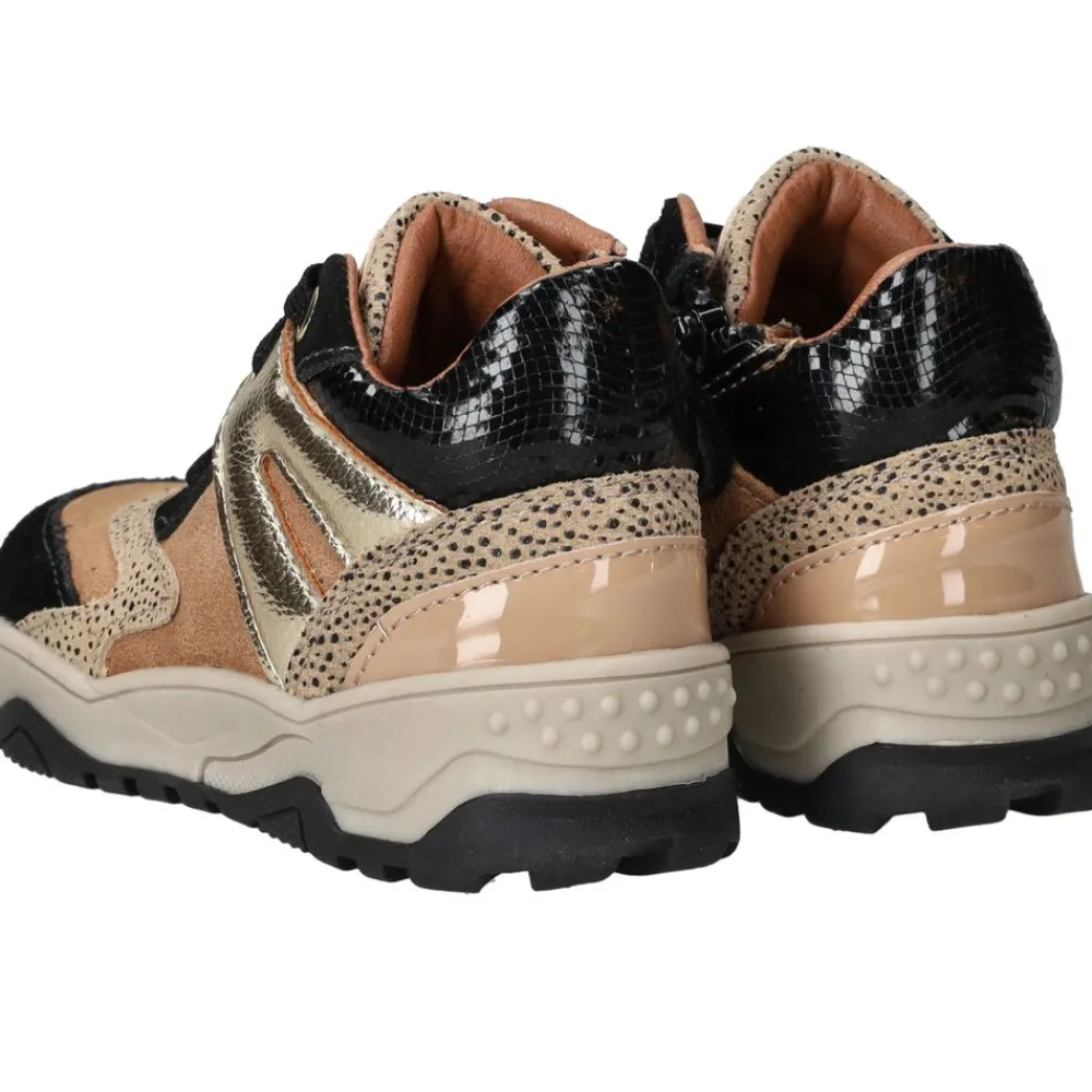 IKKE IK-KE Sneakers Bruin Meisjes