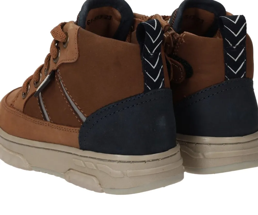 IKKE IK-KE Sneakers Cognac Jongens
