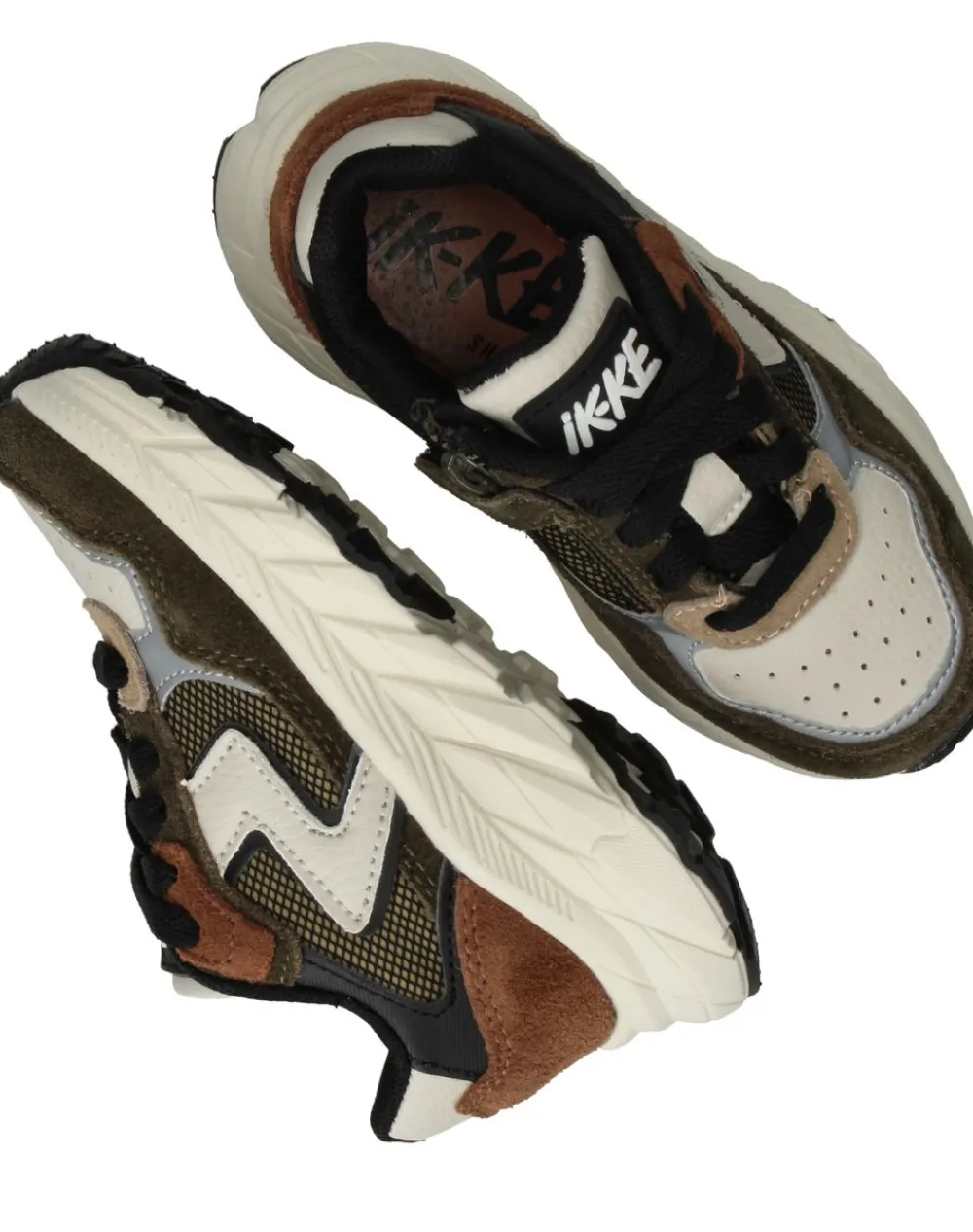 IKKE IK-KE Sneakers Groen Jongens