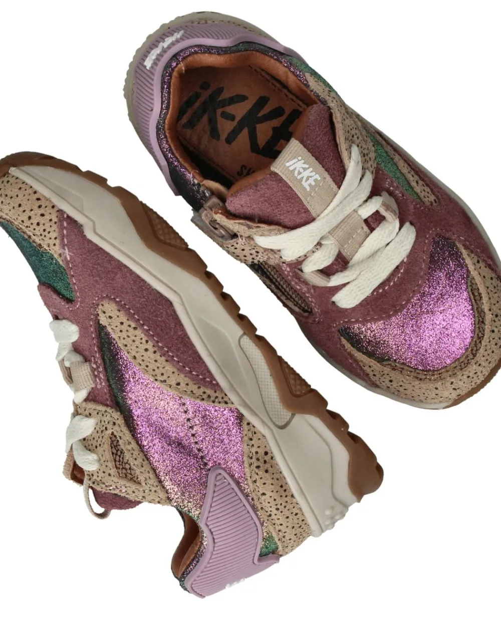 IKKE IK-KE Sneakers Roze Meisjes