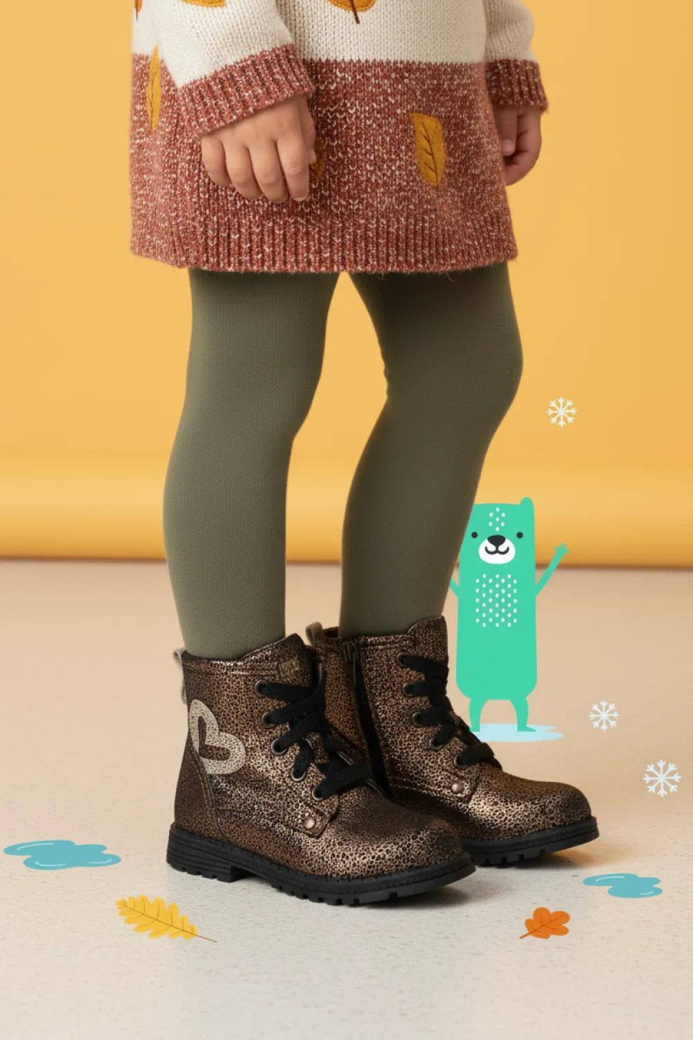 IKKE IK-KE Veterboots Meisjes