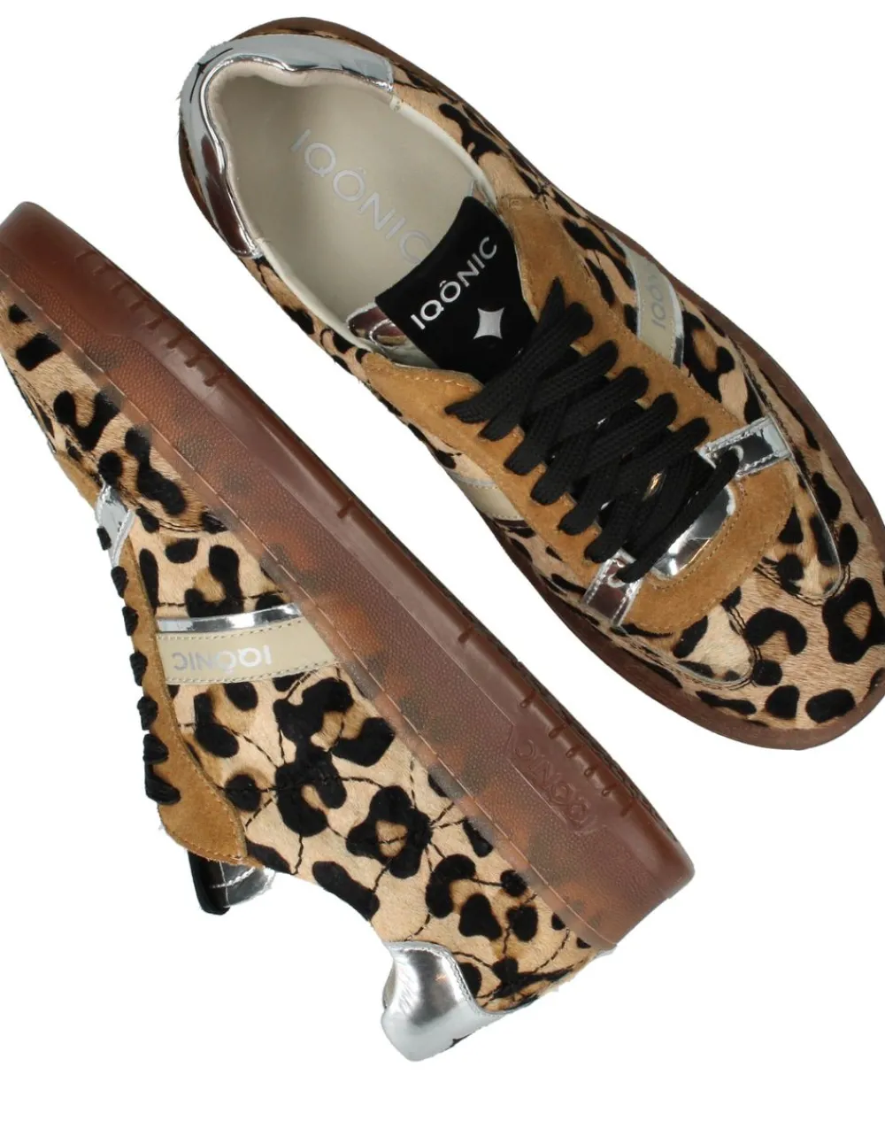 DAMES IQONIC IQÔNIC Sneakers Bruin Dames