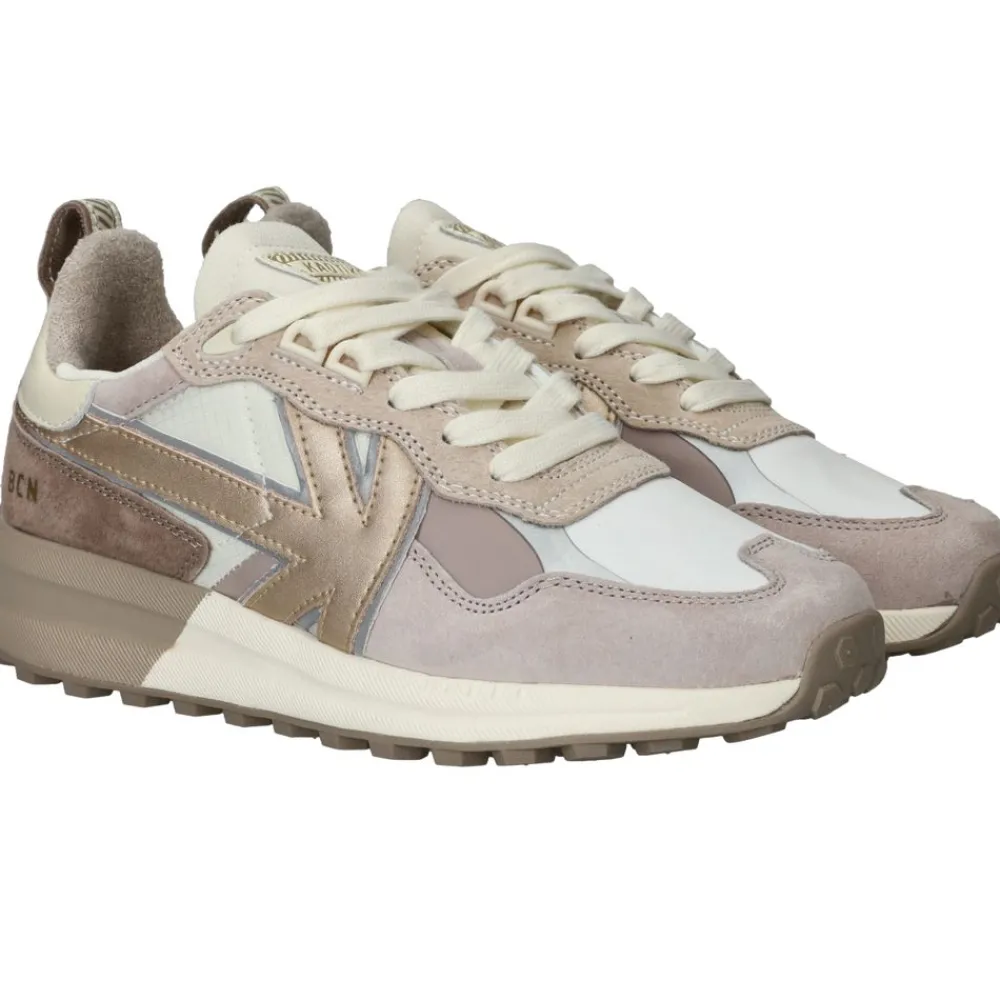 DAMES Kaotiko Detroit Gold Sneakers Taupe Dames