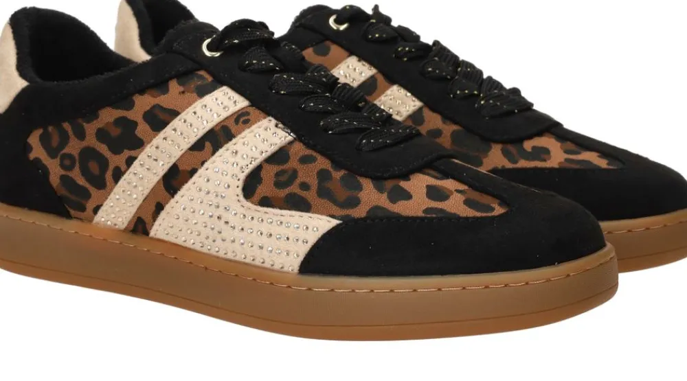 DAMES La Strada Sneakers Bruin Dames