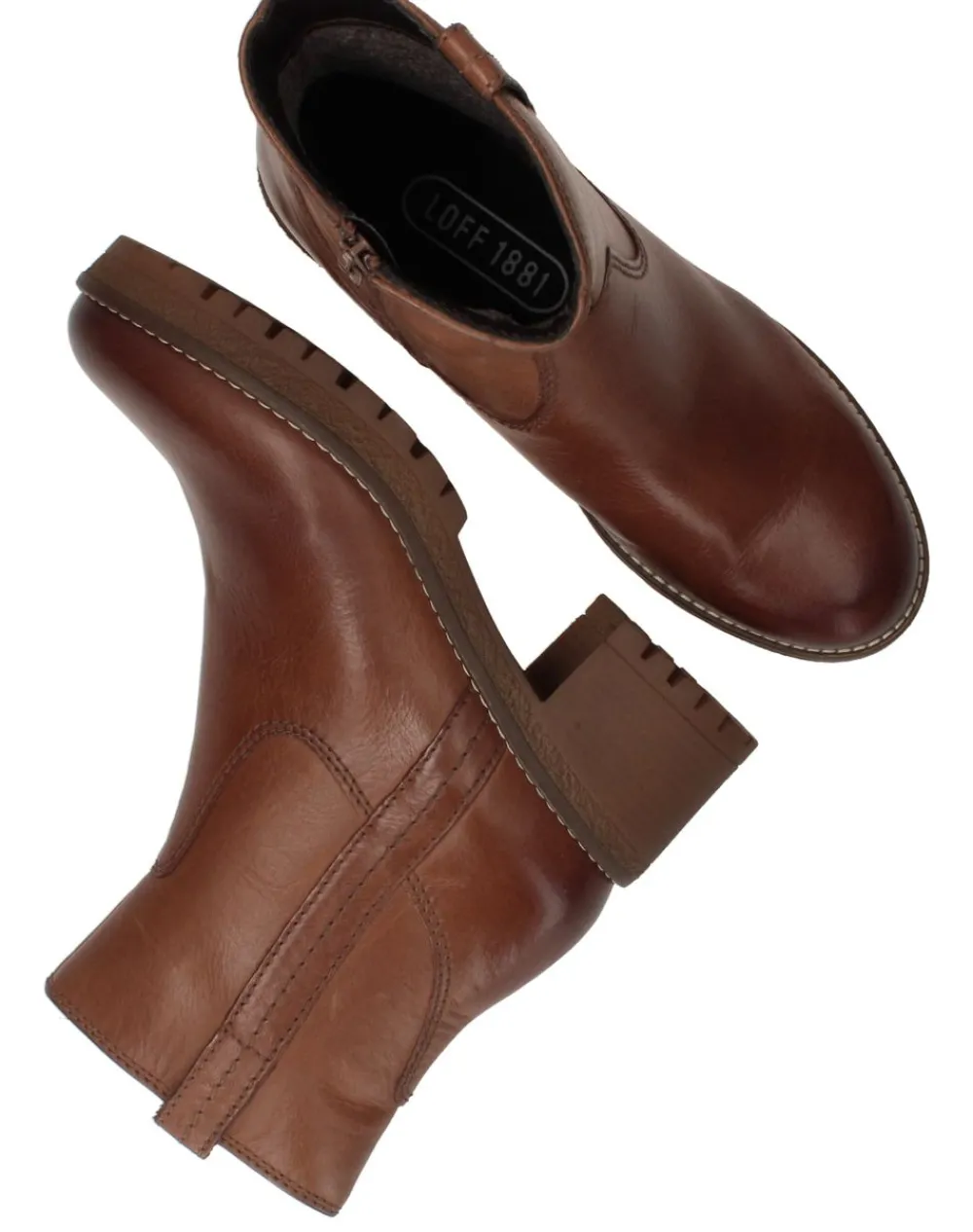DAMES LOFF 1881 Boots Cognac Dames