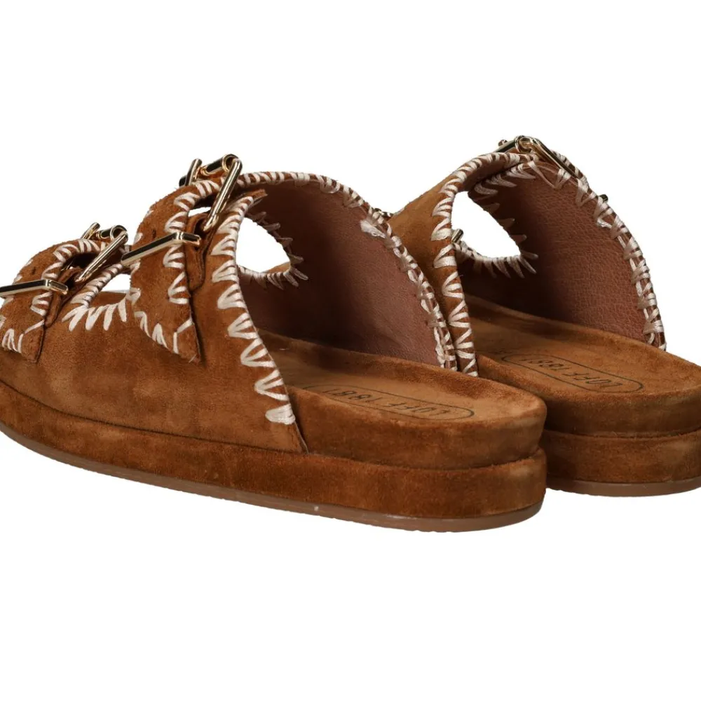 DAMES LOFF 1881 Slippers Cognac Dames