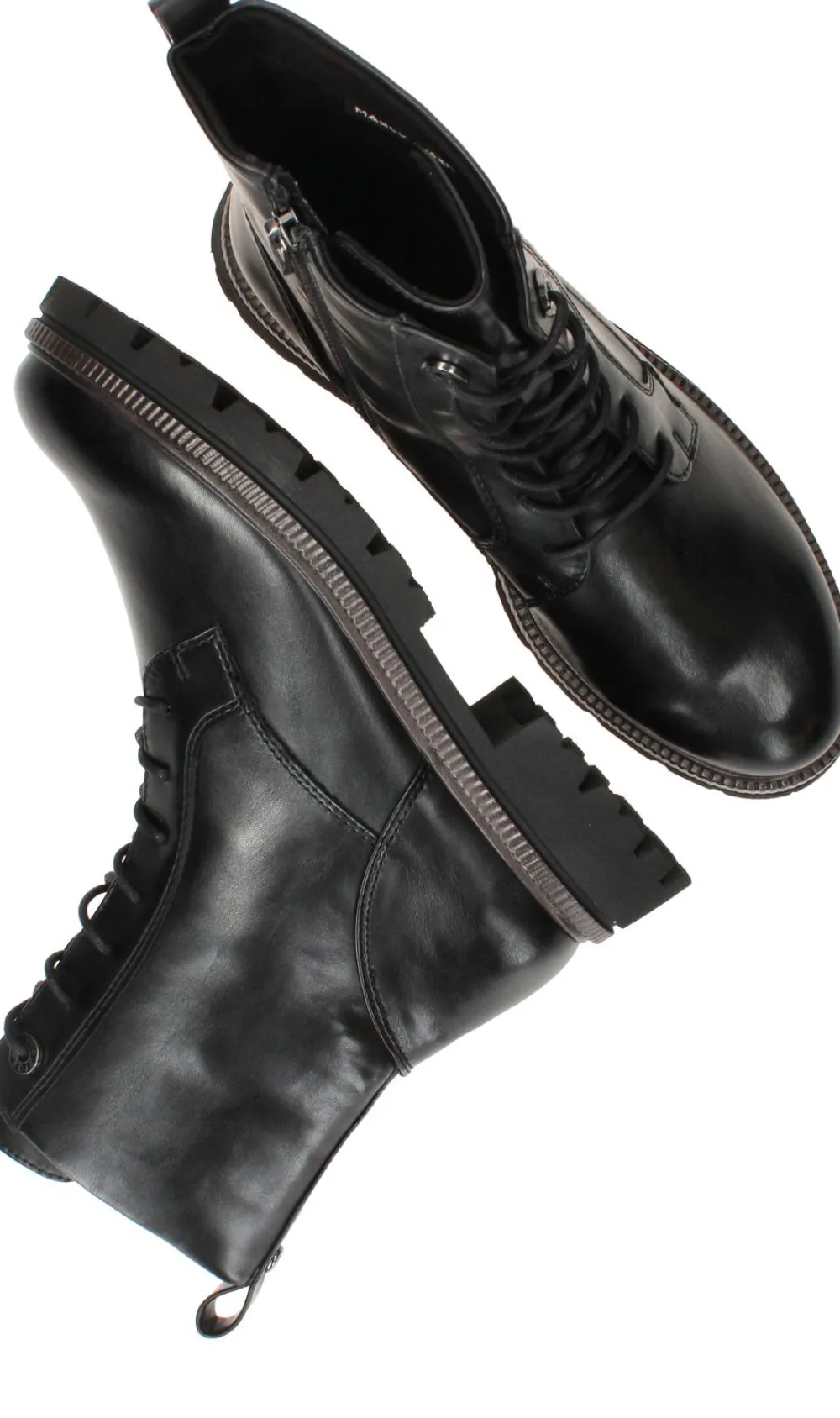 DAMES Marco Tozzi Veterboots Zilver Dames