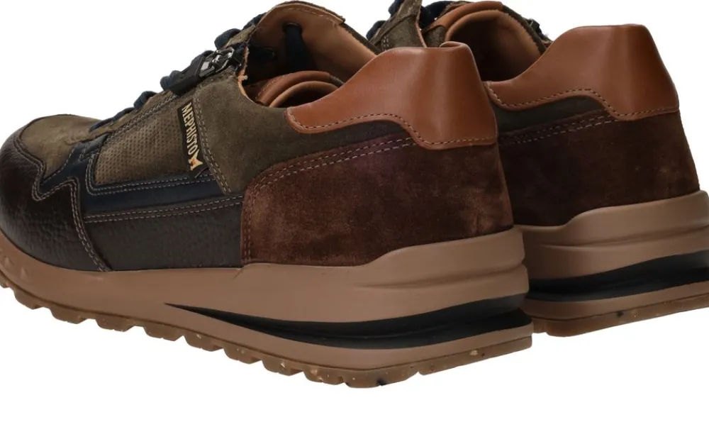 Heren Mephisto Bradley Sneakers Groen Heren