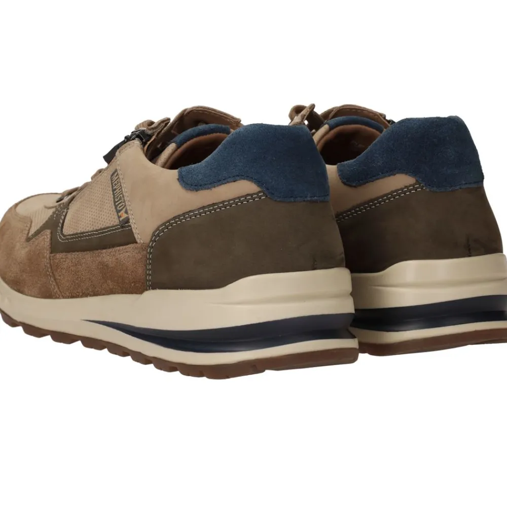Heren Mephisto Bradley Sneakers Bruin Heren
