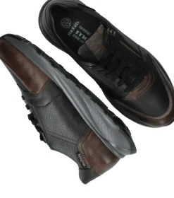 Heren Mephisto Mobils Isaac Sneakers Zwart Heren