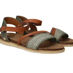 DAMES Mustang Sandalen Bruin Dames