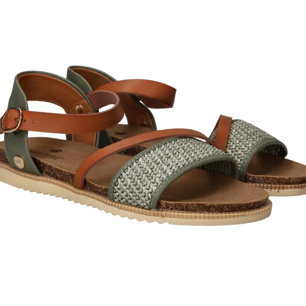 DAMES Mustang Sandalen Bruin Dames