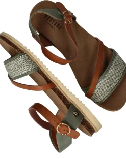 DAMES Mustang Sandalen Bruin Dames
