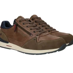 Heren Mustang Sneakers Bruin Heren