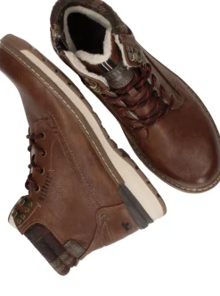 Heren Mustang Veterboots Cognac Heren