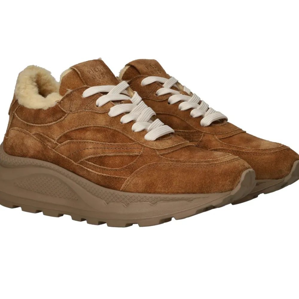 DAMES Piedi Nudi Sneakers Bruin Dames