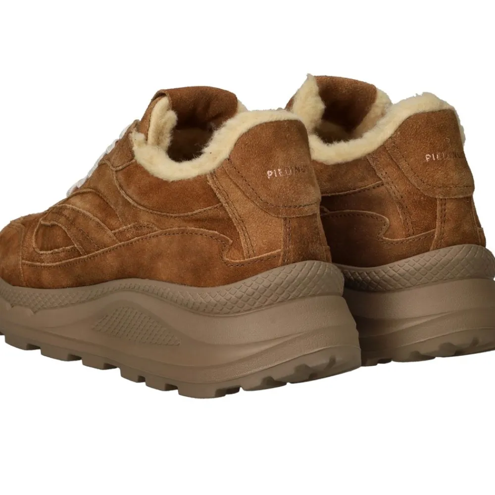 DAMES Piedi Nudi Sneakers Bruin Dames