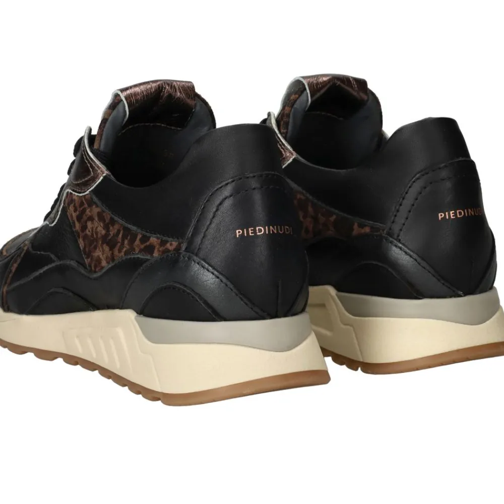 DAMES Piedi Nudi Sneakers Zwart Dames