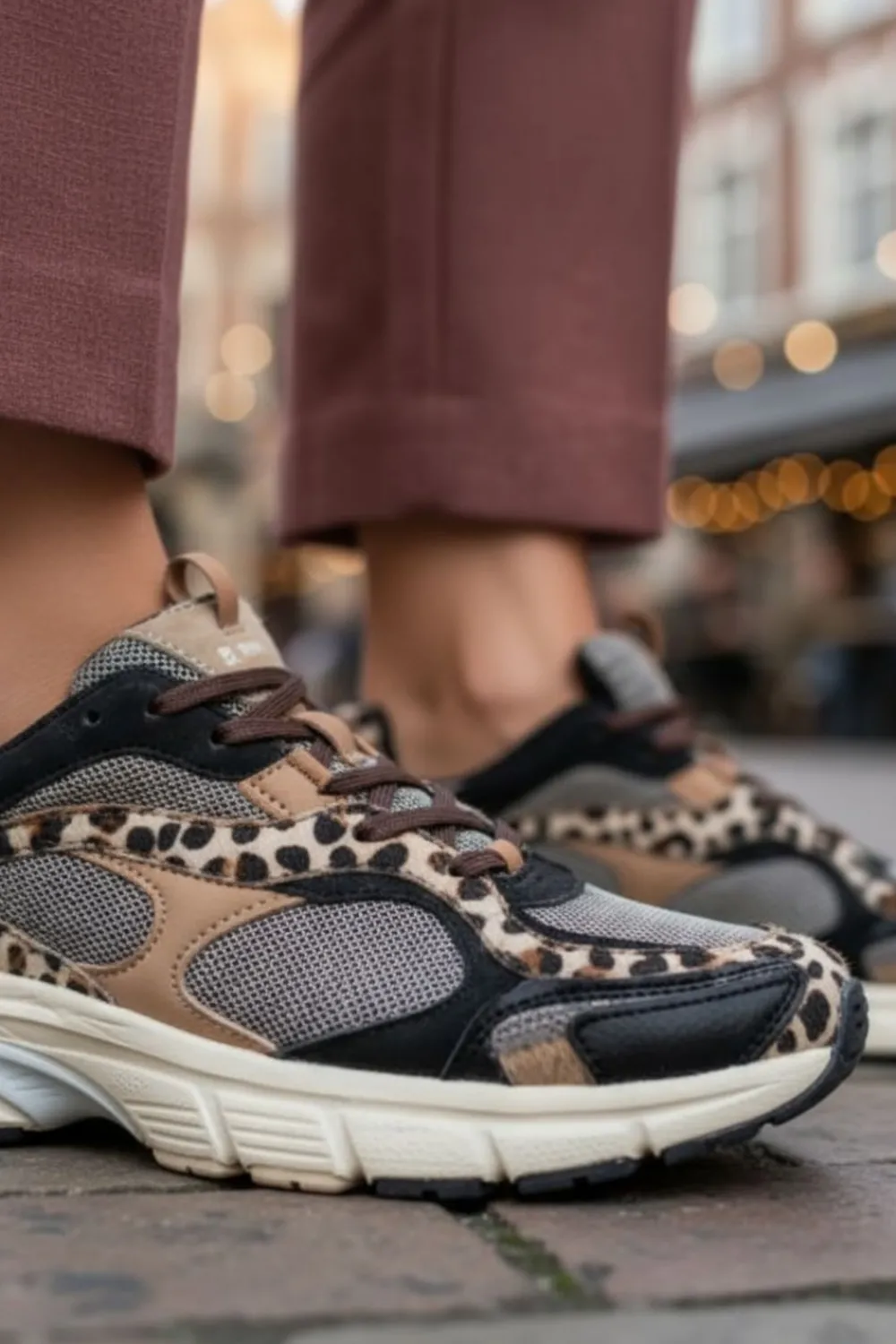 DAMES POSH by Poelman Sneakers Zwart Dames